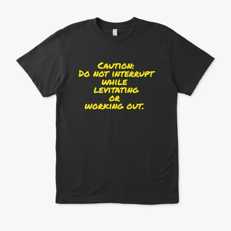 unisex T-shirt: Do not interrupt